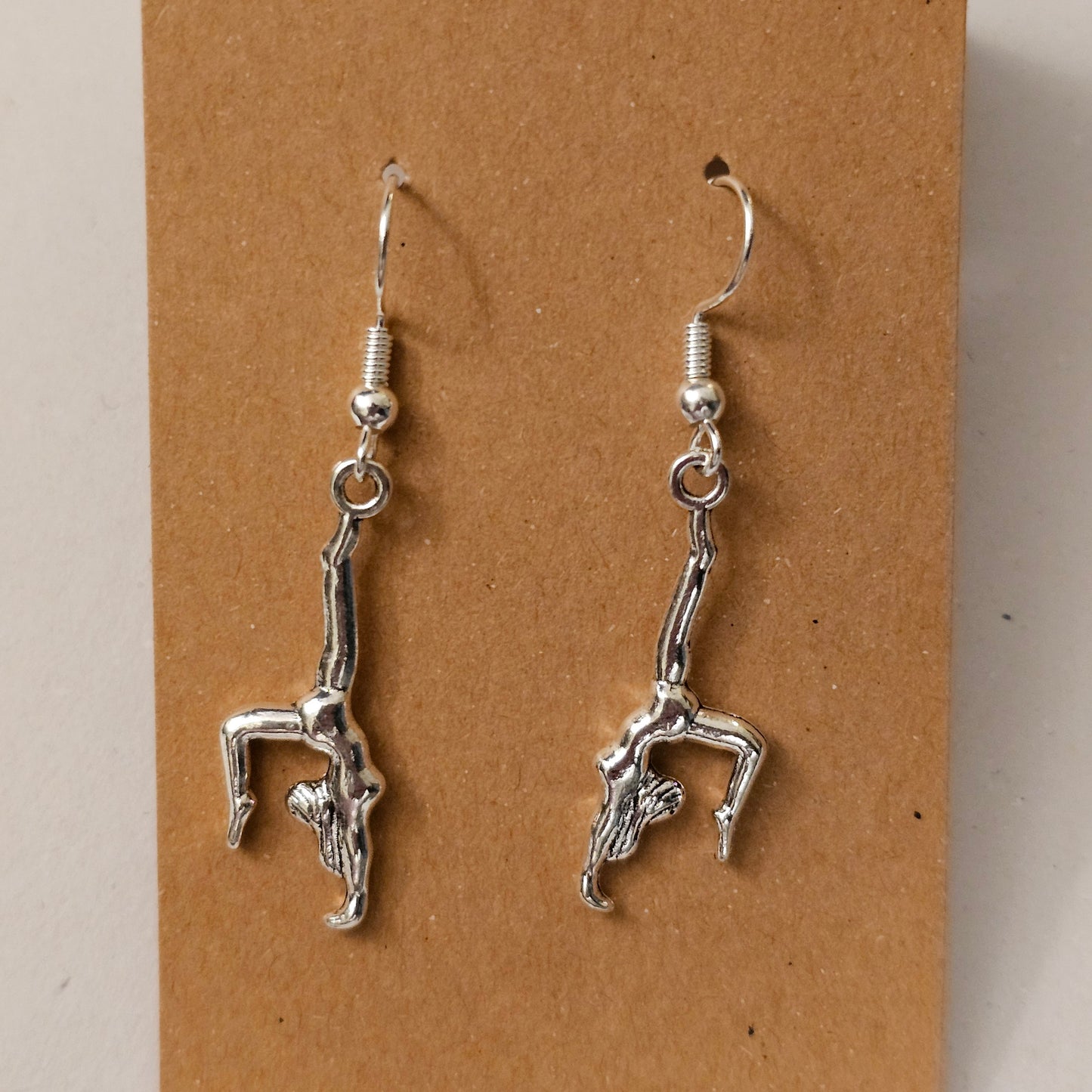 Silvery Gymnast Earrings 2