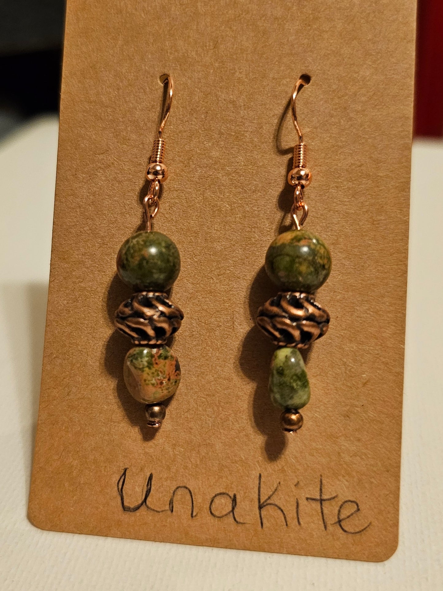 Unakite Earrings