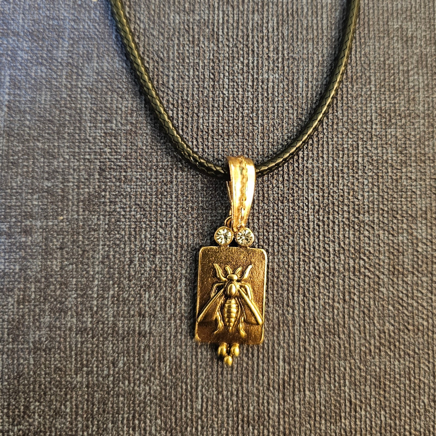 Petite Golden Bee Necklace