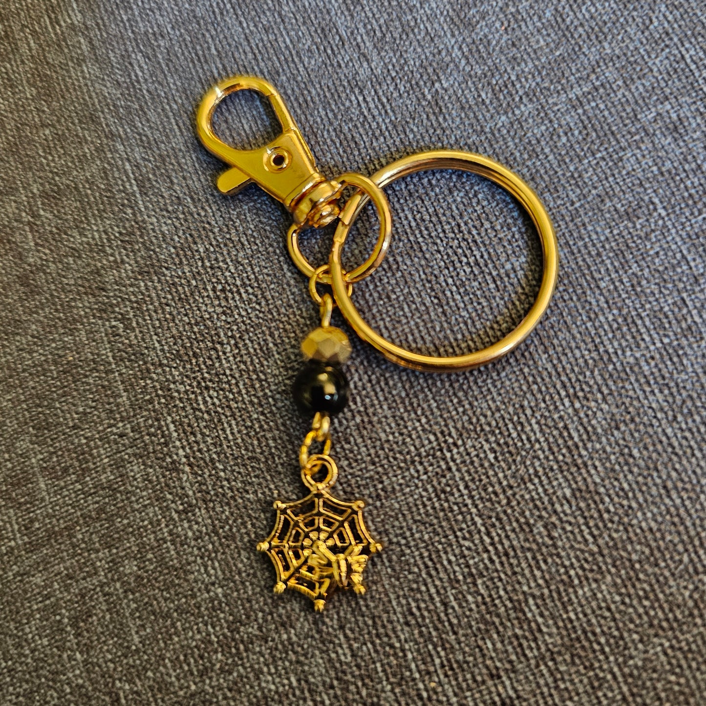 Spiderweb Keychain / Purse Charm