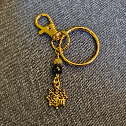 Spiderweb Keychain / Purse Charm