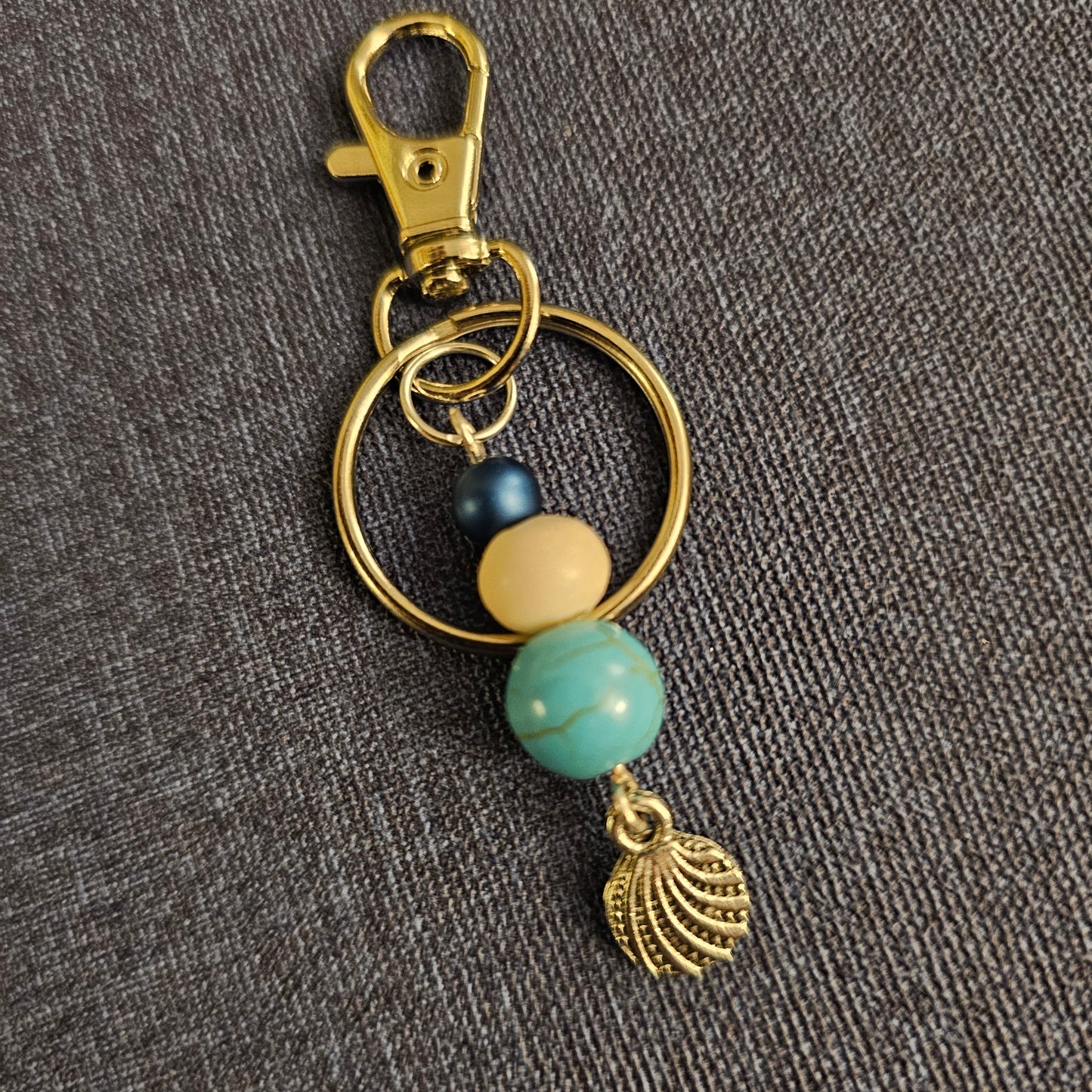 Seashell Keychain / Purse Charm