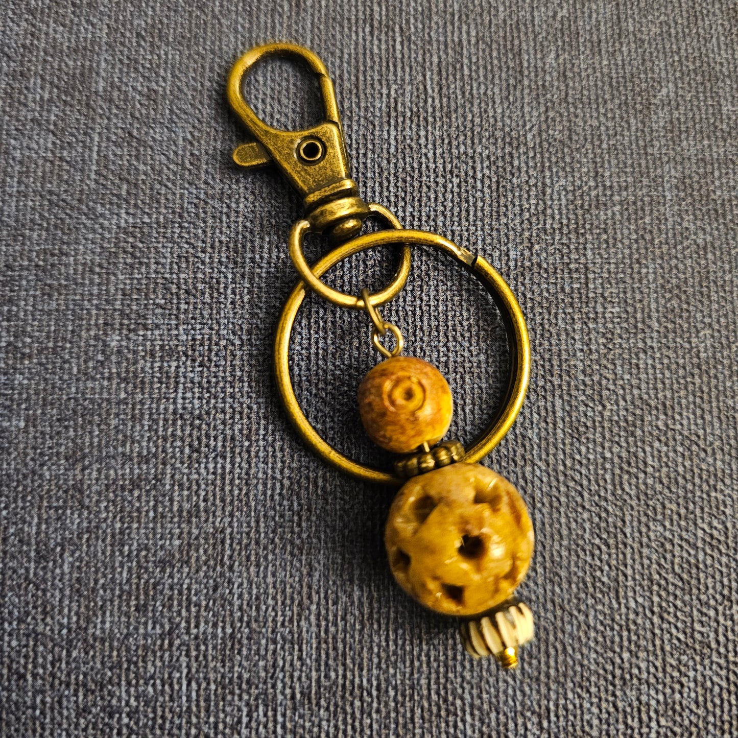 Stone Beaded Keychain / Purse Charm 2