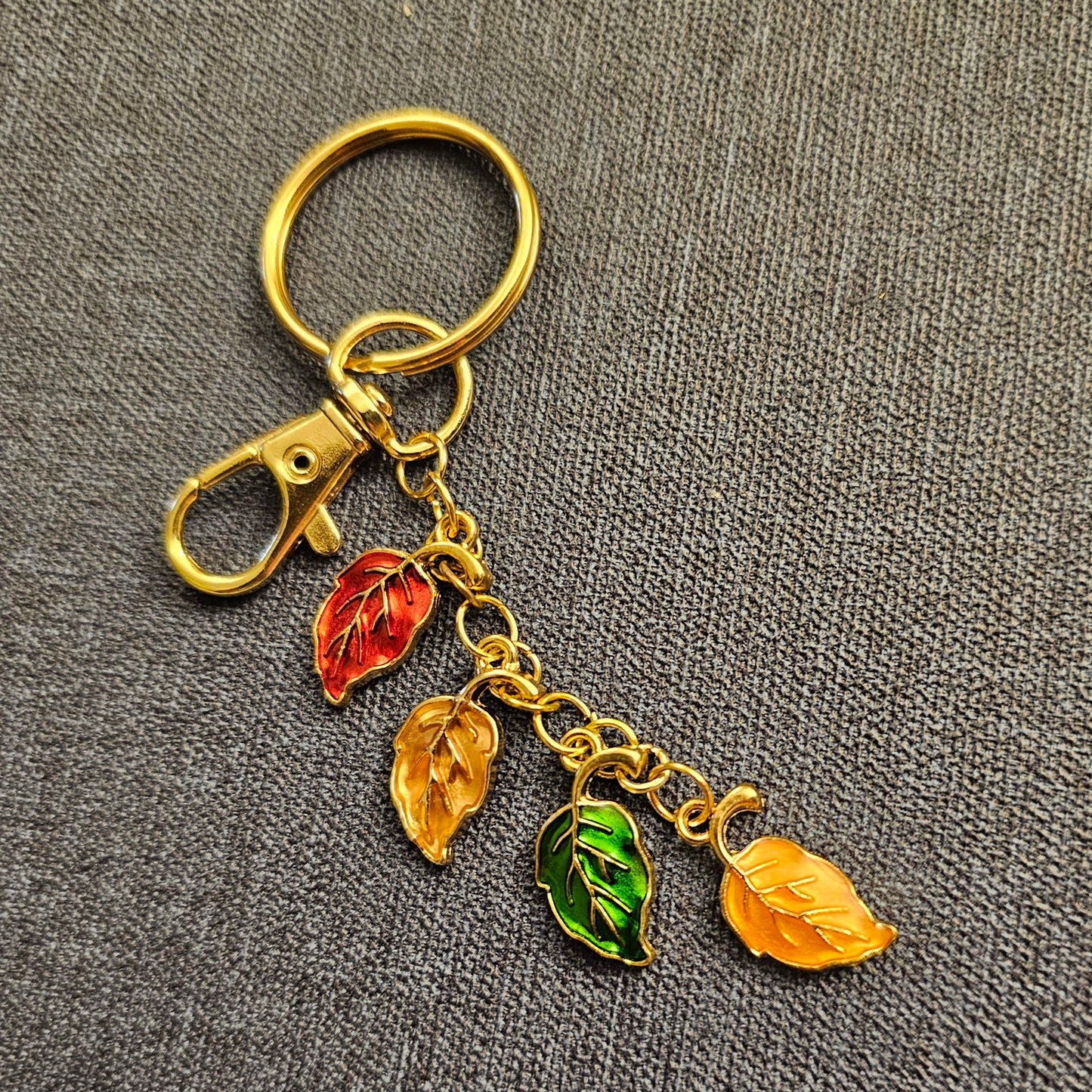 Falling Leaves Keychain / Purse Charm