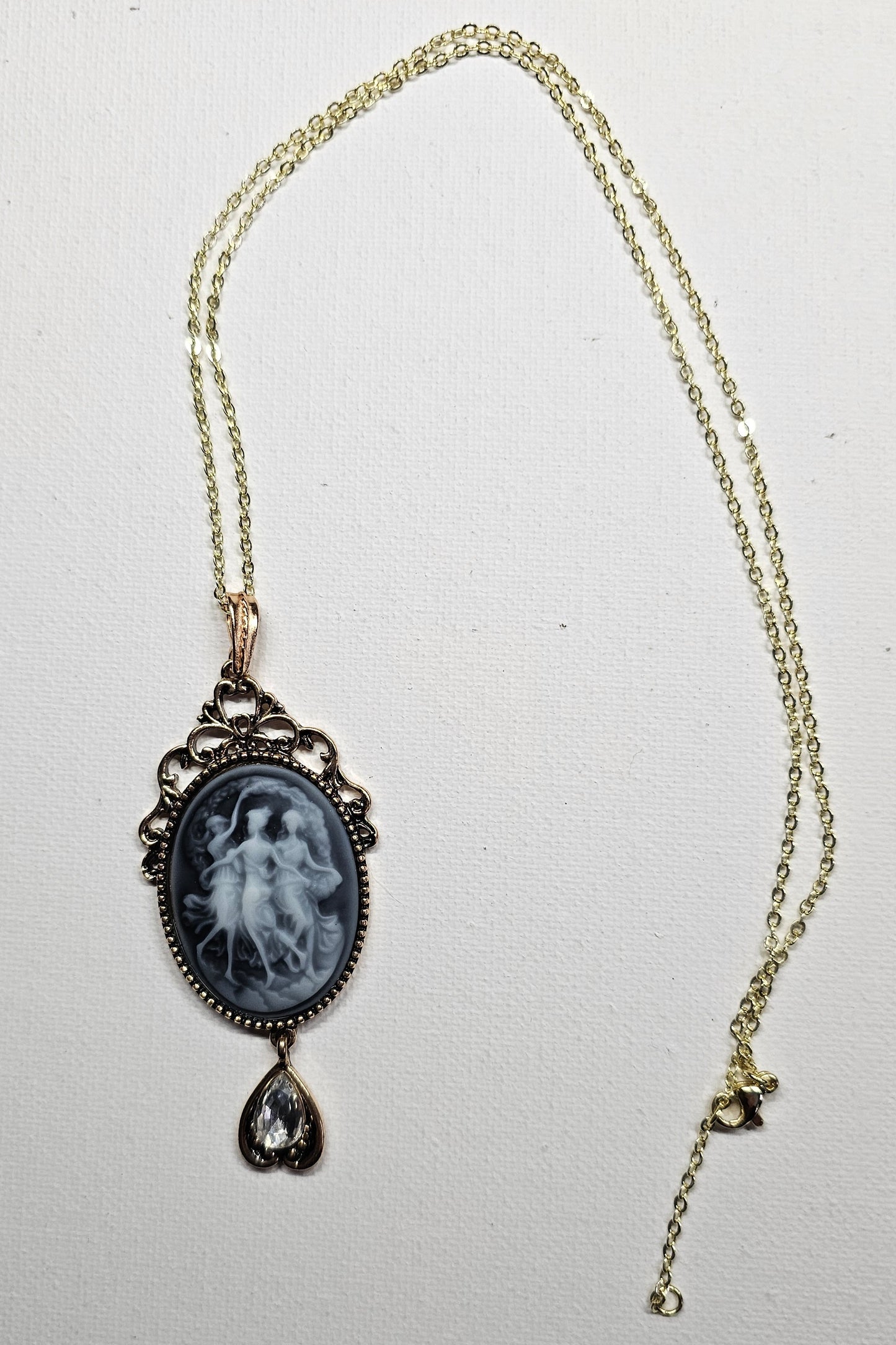 Three Muses Cameo Necklace