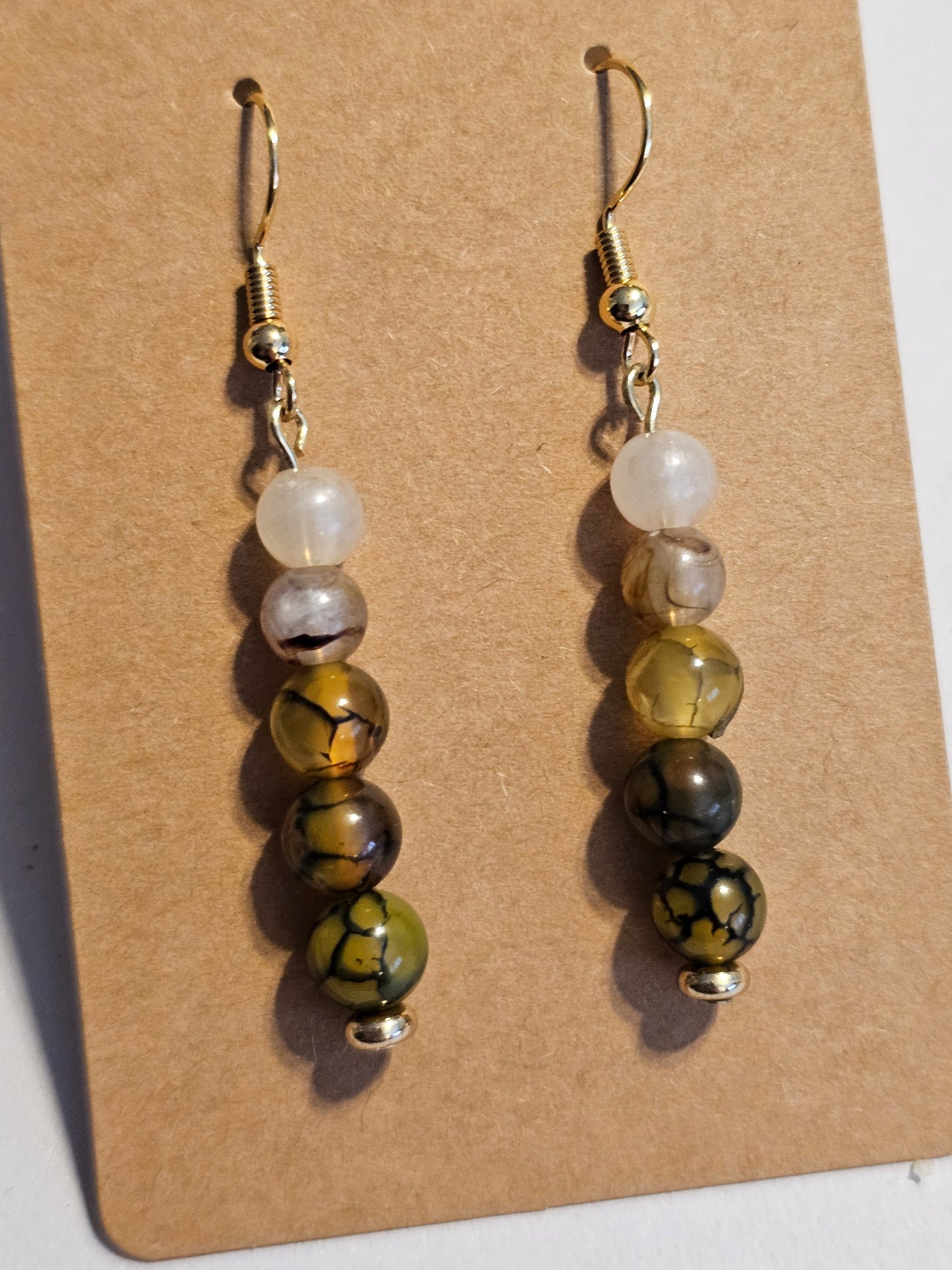 Ombre Bead Stack Earrings