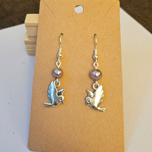 Flying Dove Earrings