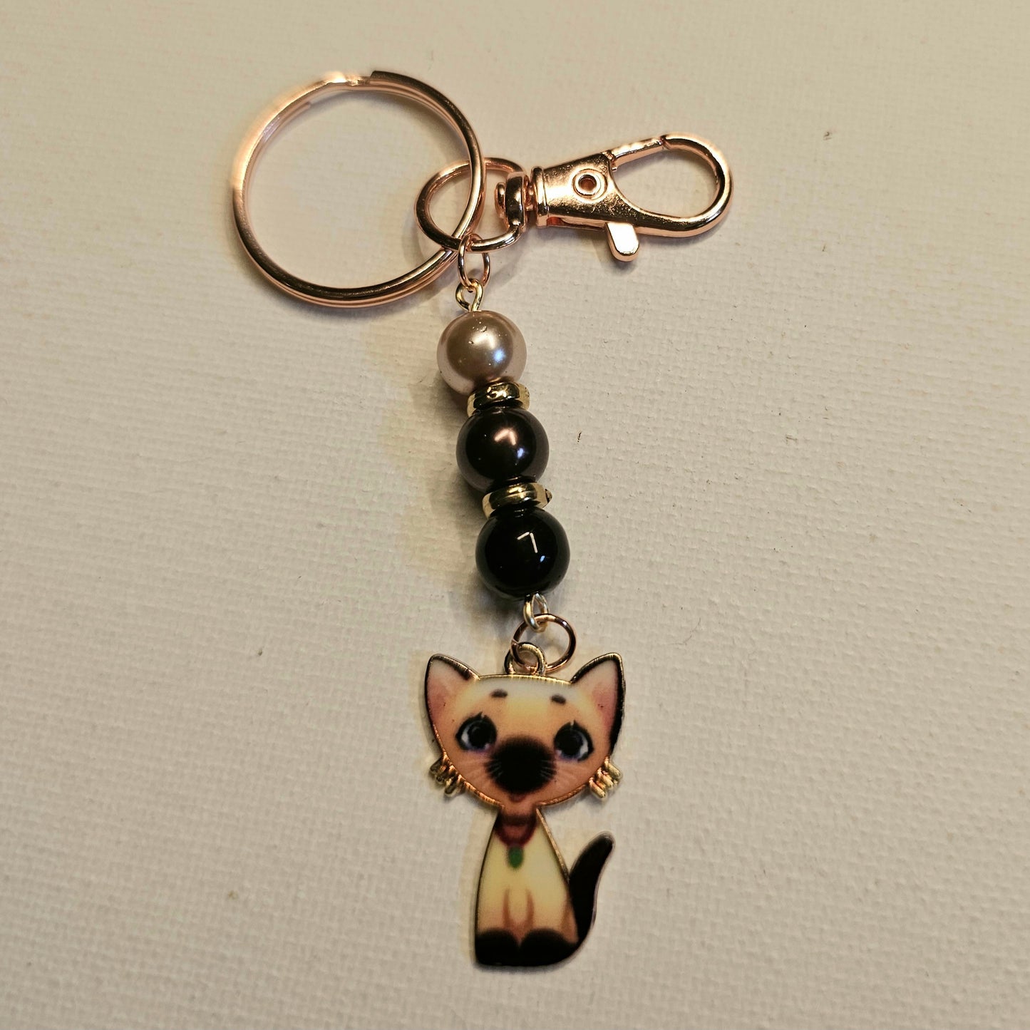 Siamese Cat Keychain