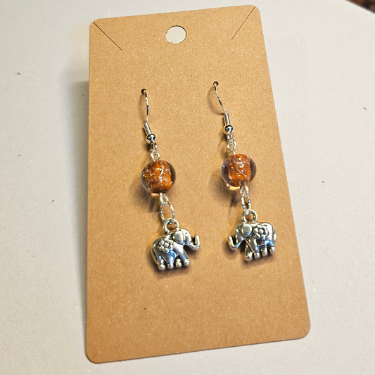Baby Elephant Earrings