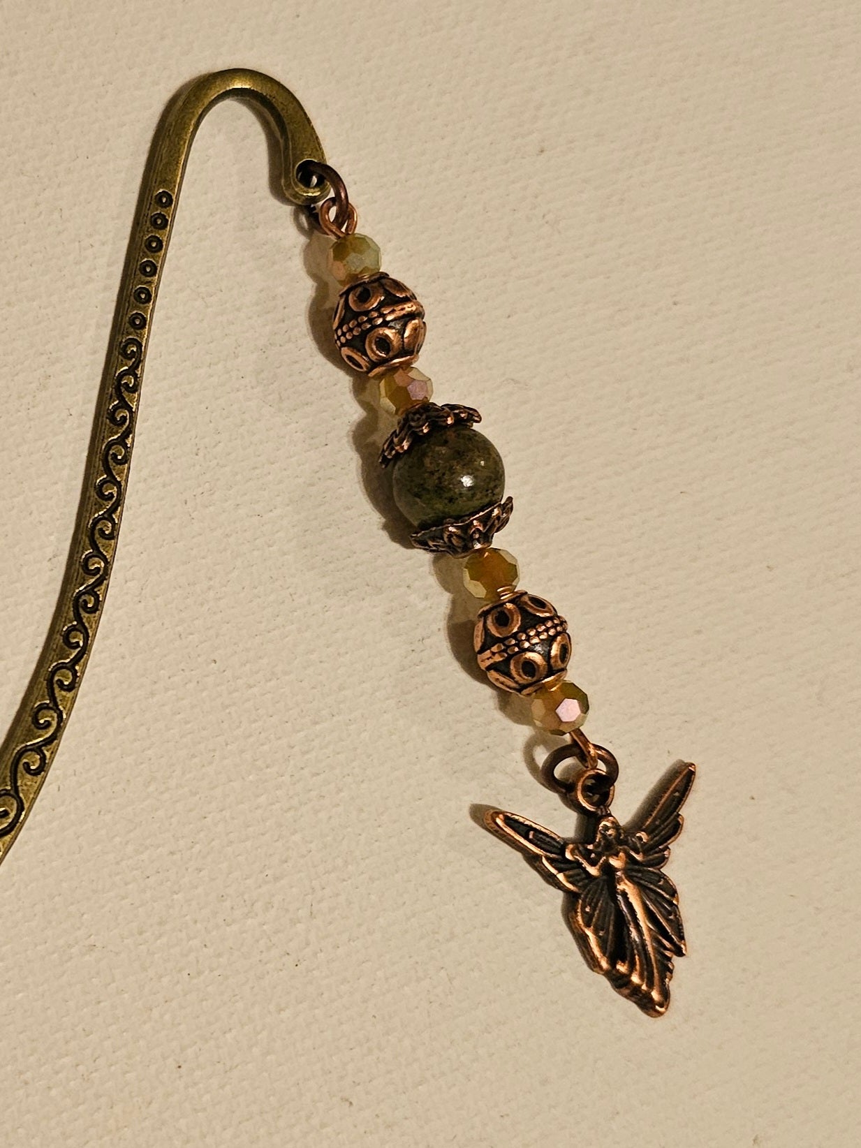 Unakite Fairy Bookmark