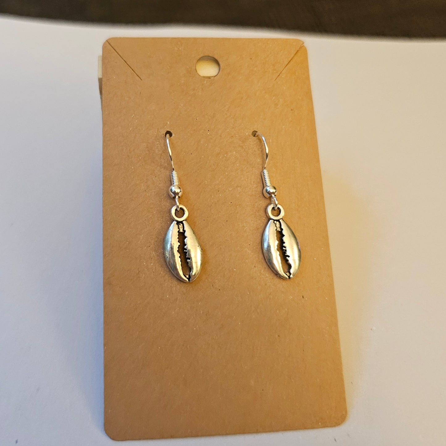 Cowrie Shell Charm Earrings