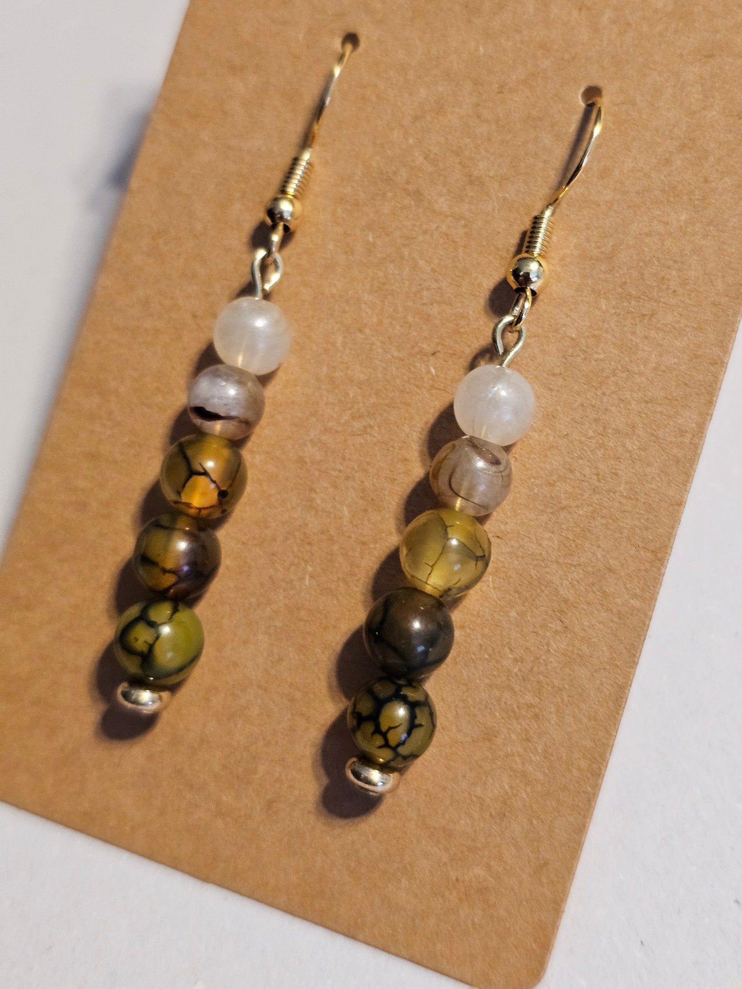 Ombre Bead Stack Earrings