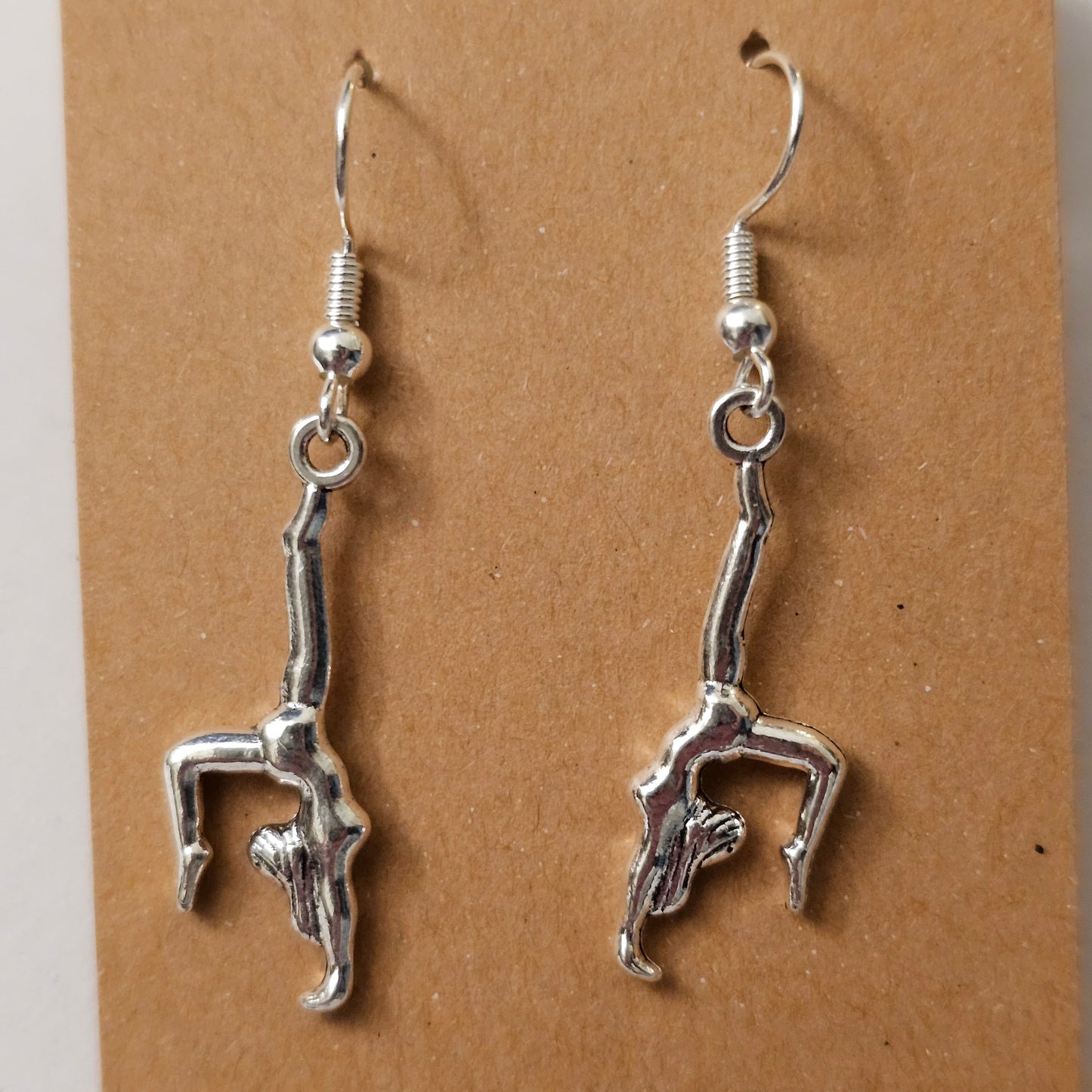 Silvery Gymnast Earrings 2