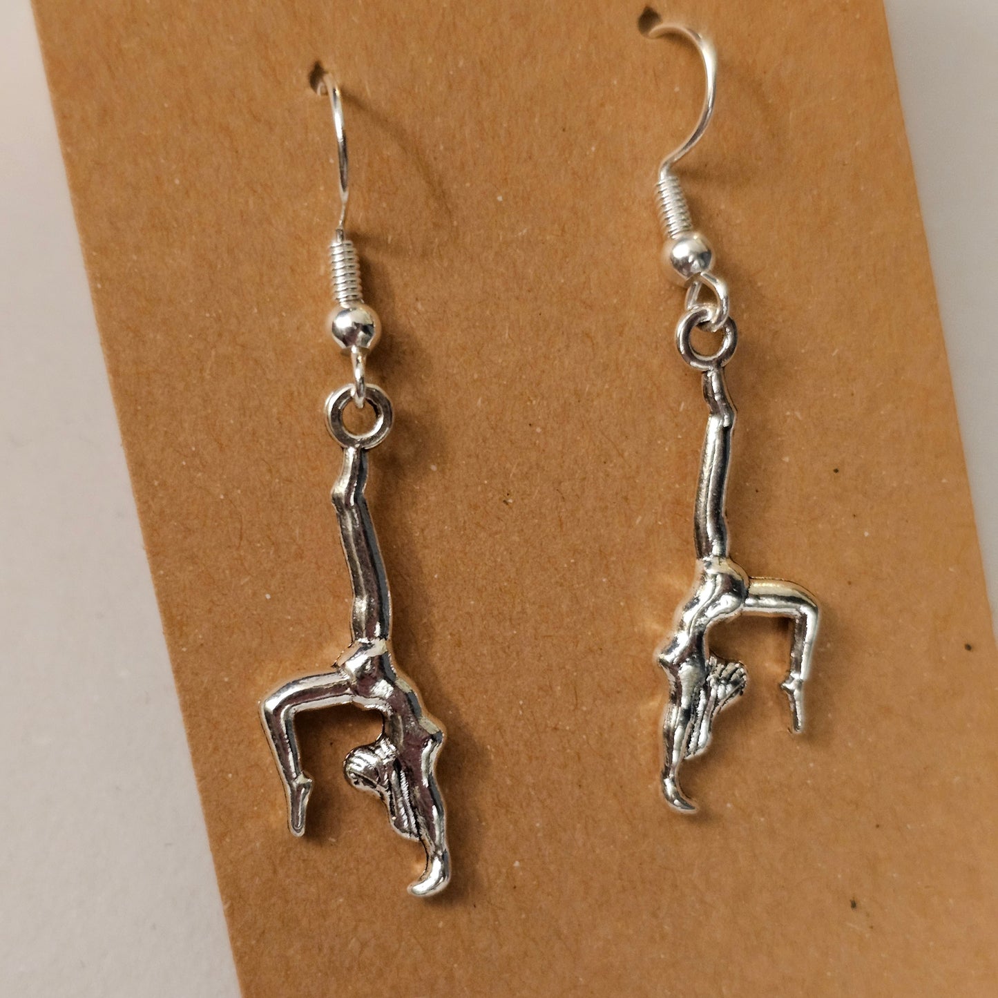 Silvery Gymnast Earrings 2