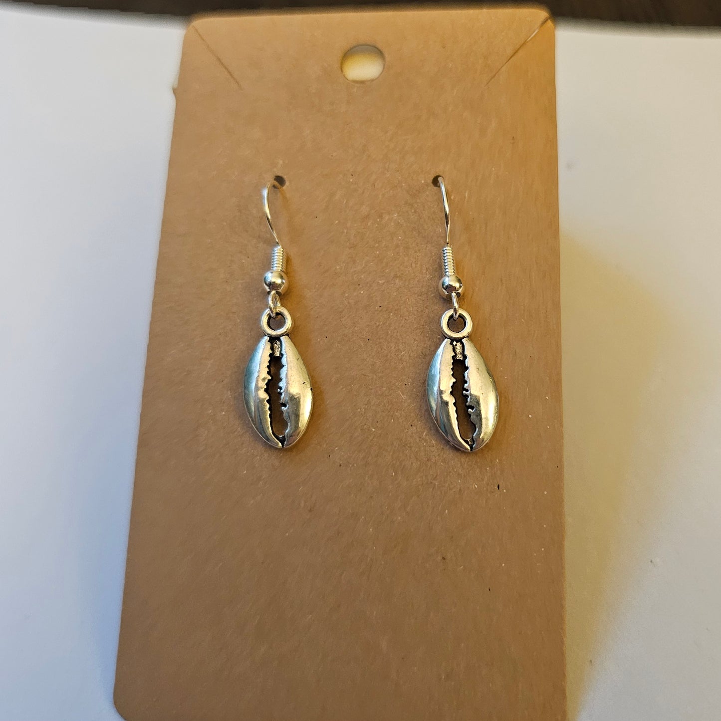 Cowrie Shell Charm Earrings