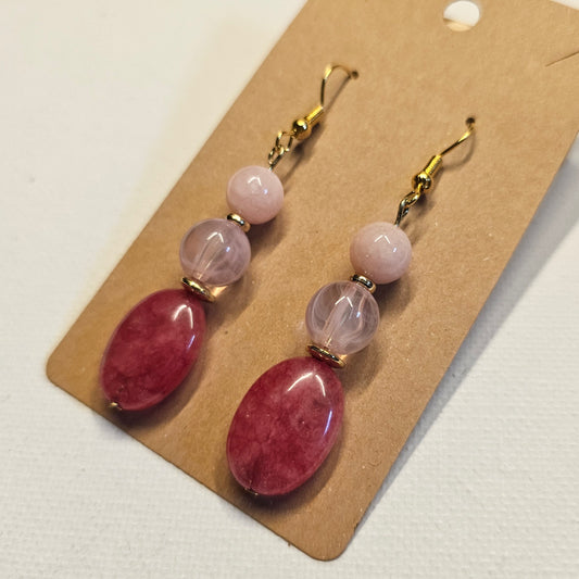 Shades Of Pink Earrings
